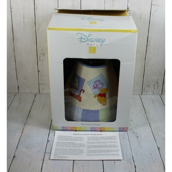 Vintage Disney Winnie The Pooh Hunny Nursery Baby Infant Lamp - Picture 2 of 9